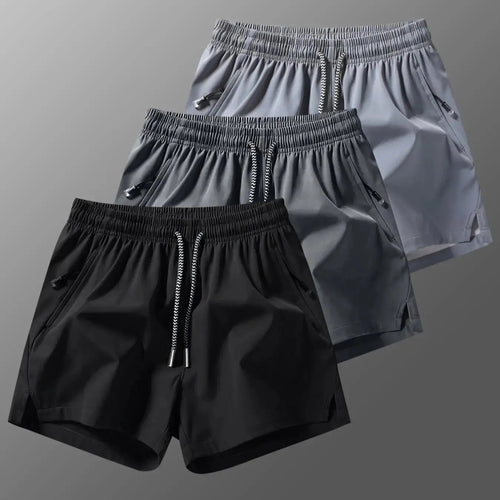 Men's 3-Pack Lightweight Athletic Drawstring Shorts