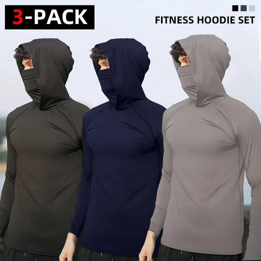 Men's 6-Pack Lightweight Sun Protection Hoodie