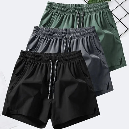 Men's 3-Pack Lightweight Athletic Drawstring Shorts